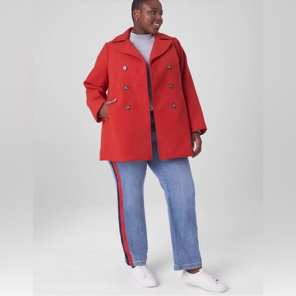 LB Jean Light with Red Blue Side Stripe NWOT - Picture 7 of 7